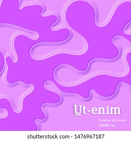 Abstract square web templates with wavy embossed gradient shapes on gradient background. Social media web banner or landing page. Fluid lighting effect with smooth liquid colors.