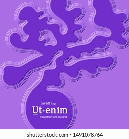 Abstract square web templates with wavy embossed gradient shapes on gradient background. Social media web banner or landing page. Fluid lighting effect with smooth liquid colors.