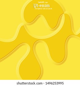 Abstract square web templates with wavy embossed gradient shapes on gradient background. Social media web banner or landing page. Fluid lighting effect with smooth liquid colors.