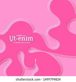 Abstract square web templates with wavy embossed gradient shapes on gradient background. Social media web banner or landing page. Fluid lighting effect with smooth liquid colors.