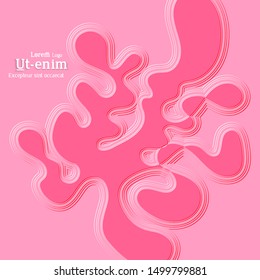 Abstract square web templates with wavy embossed gradient shapes on gradient background. Social media web banner or landing page. Fluid lighting effect with smooth liquid colors.