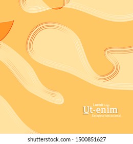 Abstract square web templates with wavy embossed gradient shapes on gradient background. Social media web banner or landing page. Fluid lighting effect with smooth liquid colors.