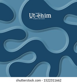 Abstract square web templates with wavy embossed gradient shapes on gradient background. Social media web banner or landing page. Fluid lighting effect with smooth liquid colors.
