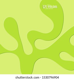 Abstract square web templates with wavy embossed gradient shapes on gradient background. Social media web banner or landing page. Fluid lighting effect with smooth liquid colors.