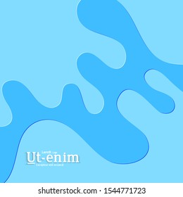 Abstract square web templates with wavy embossed gradient shapes on gradient background. Social media web banner or landing page. Fluid lighting effect with smooth liquid colors.