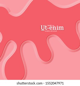 Abstract square web templates with wavy embossed gradient shapes on gradient background. Social media web banner or landing page. Fluid lighting effect with smooth liquid colors.