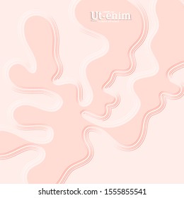 Abstract square web templates with wavy embossed gradient shapes on gradient background. Social media web banner or landing page. Fluid lighting effect with smooth liquid colors.