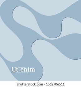 Abstract square web templates with wavy embossed gradient shapes on gradient background. Social media web banner or landing page. Fluid lighting effect with smooth liquid colors.