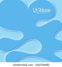 Abstract square web templates with wavy embossed gradient shapes on gradient background. Social media web banner or landing page. Fluid lighting effect with smooth liquid colors.