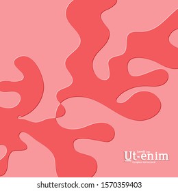 Abstract square web templates with wavy embossed gradient shapes on gradient background. Social media web banner or landing page. Fluid lighting effect with smooth liquid colors.