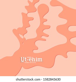Abstract square web templates with wavy embossed gradient shapes on gradient background. Social media web banner or landing page. Fluid lighting effect with smooth liquid colors.