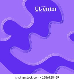 Abstract square web templates with wavy embossed gradient shapes on gradient background. Social media web banner or landing page. Fluid lighting effect with smooth liquid colors.