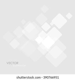 Abstract square white background. Vector Illustration. Clip-art