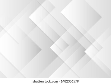 Abstract square white and gray color background.