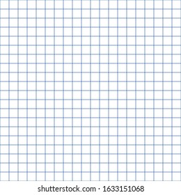 Abstract squared background. Geometric blue pattern for school, wallpaper, web page, textures, fabric, textile. Lined paper blank sheets set isolated on transparent background. 