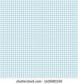 Abstract squared background. Geometric blue pattern for school, wallpaper, web page, textures, fabric, textile. Lined paper blank sheets set isolated on transparent background. 