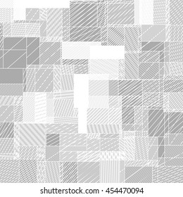 Abstract squared background from striped shapes