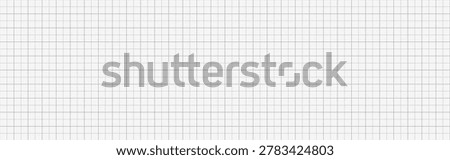 Abstract squared bg millimeter graph paper grid. Geometric pattern suitable for school technical engineering scale measurement. Vector editable stroke seamless pattern. Lined blank education template.