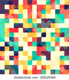 Abstract squares background