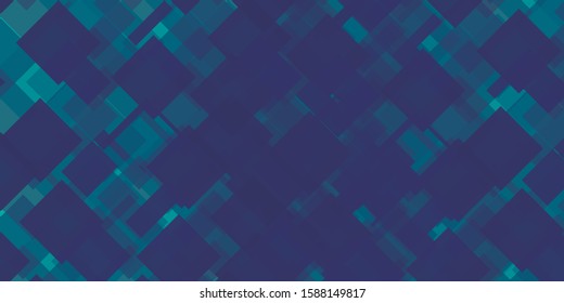 Abstract squares background with dark blue color