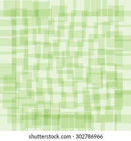 Abstract squares background with green color tone, vector illustration