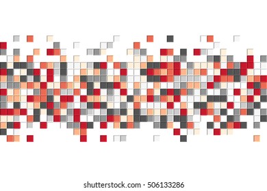 Abstract squares background. Mosaic background. Vector background.