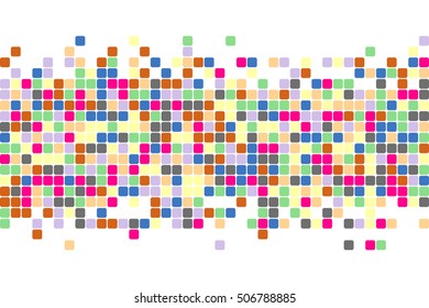Abstract squares background. Mosaic background. Vector background.
