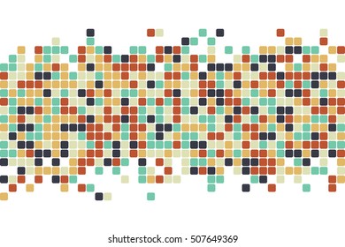 Abstract squares background. Mosaic background. Vector background.