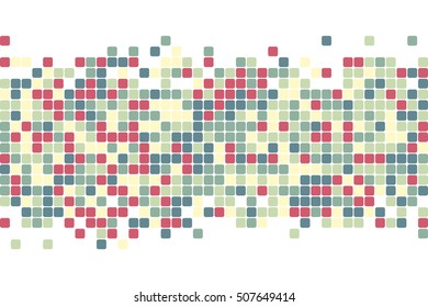 Abstract squares background. Mosaic background. Vector background.