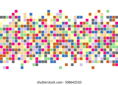 Abstract squares background. Mosaic background. Vector background.