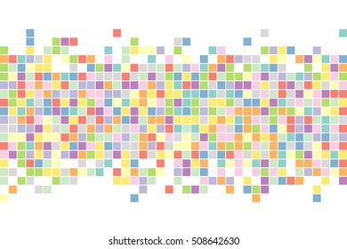 Abstract squares background. Mosaic background. Vector background.