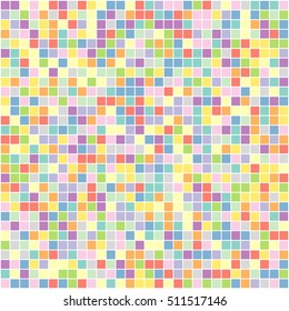 Abstract squares background. Mosaic background. Vector background.
