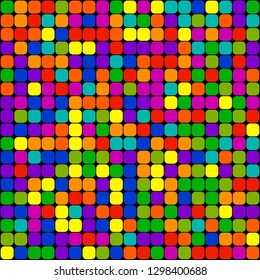 Abstract squares background. Spectrum colors