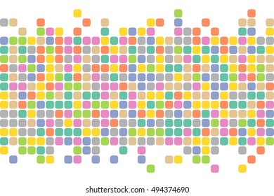 Abstract squares background. Vector background.