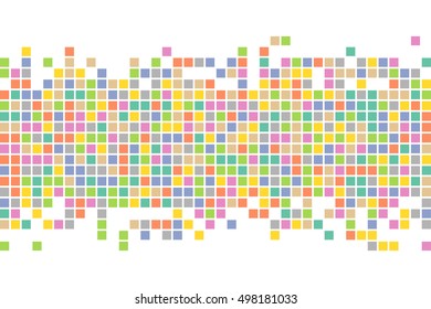 Abstract squares background. Vector background.