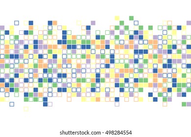 Abstract squares background. Vector background.