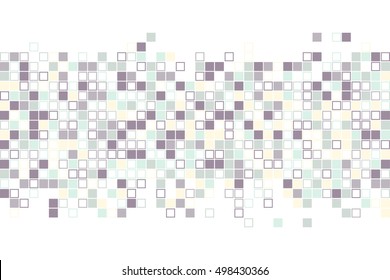 Abstract squares background. Vector background.