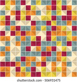 Abstract squares background. Vector background.