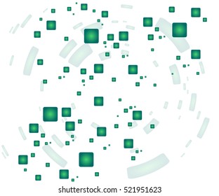 Abstract squares background. Vector background.