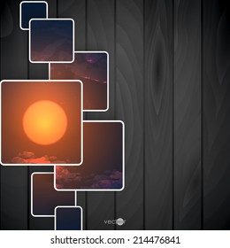 Abstract Squares Background. Vector Illustration. Eps 10.