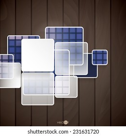 Abstract Squares Background. Vector Illustration. Eps 10.