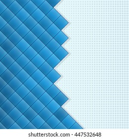 Abstract squares background. Vector and illustration.