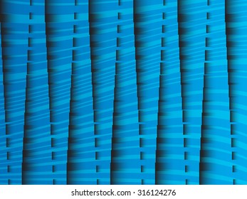 Abstract squares blend blue background