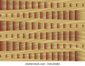 Abstract squares blend brown background