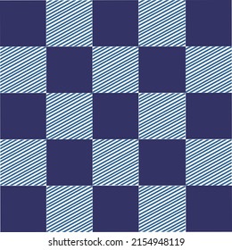 Abstract Squares  blue background Checkered Lattice Pattern  stripes lines  blue 