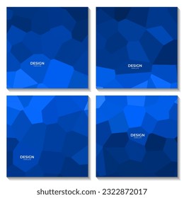 abstract squares blue geometric colorful background