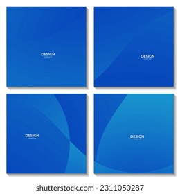abstract squares blue wave gradient background