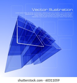 Abstract squares design for use as a background