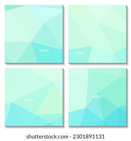 abstract squares geometric colorful gradient with triangles pattern modern background for business