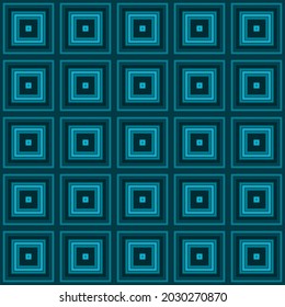  Abstrakte Quadrate geometrischer, nahtloser Texturhintergrund. Vektorgrafik